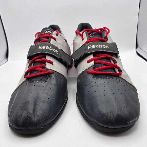 Reebok Crossfit Mens Size 15 Gray Black Weightlifting Shoes Training Gym Cross main image 10